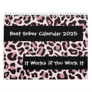 Sobriedad 12 pasos Limpiar y Sobrio Calendario 202