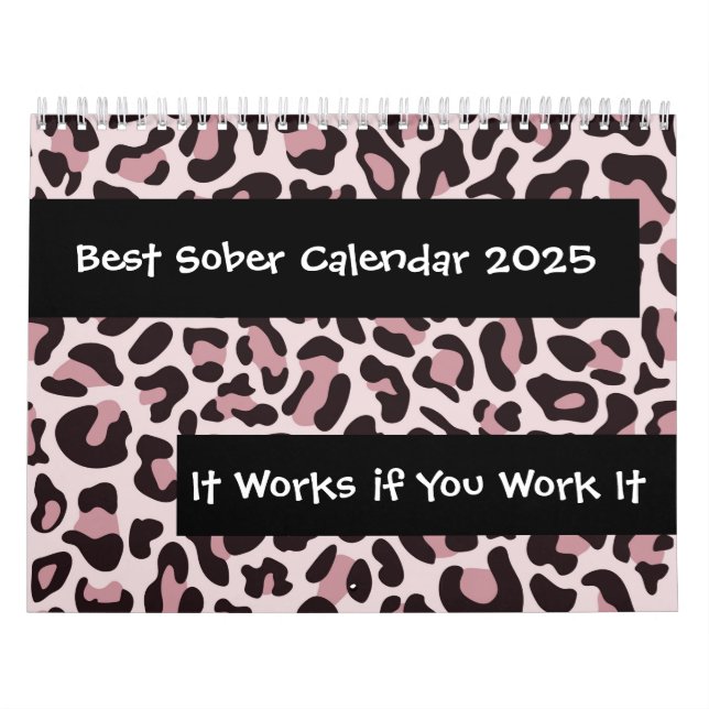 Sobriedad 12 pasos Limpiar y Sobrio Calendario 202 (Tapa)