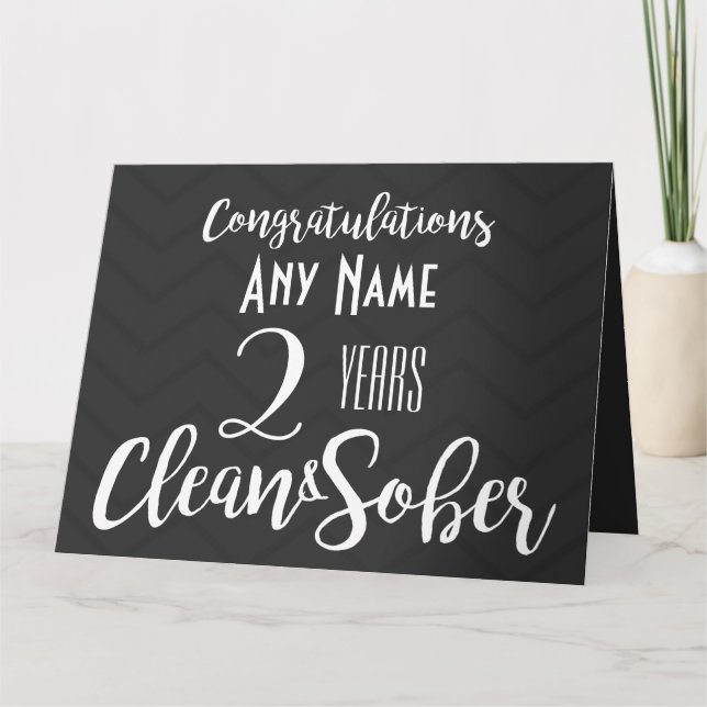 Sobriedad de la tarjeta de felicitación personaliz (Anverso)