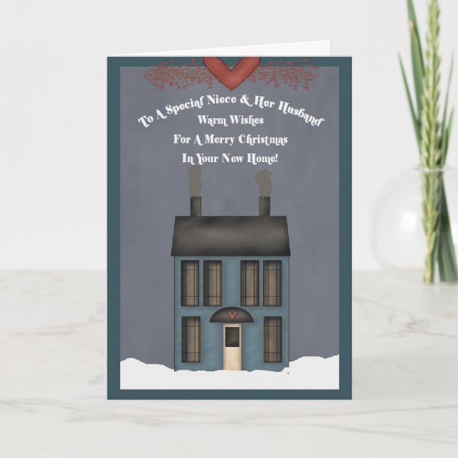 Sobrina y su esposo, primera Navidad en casa nueva (Anverso)