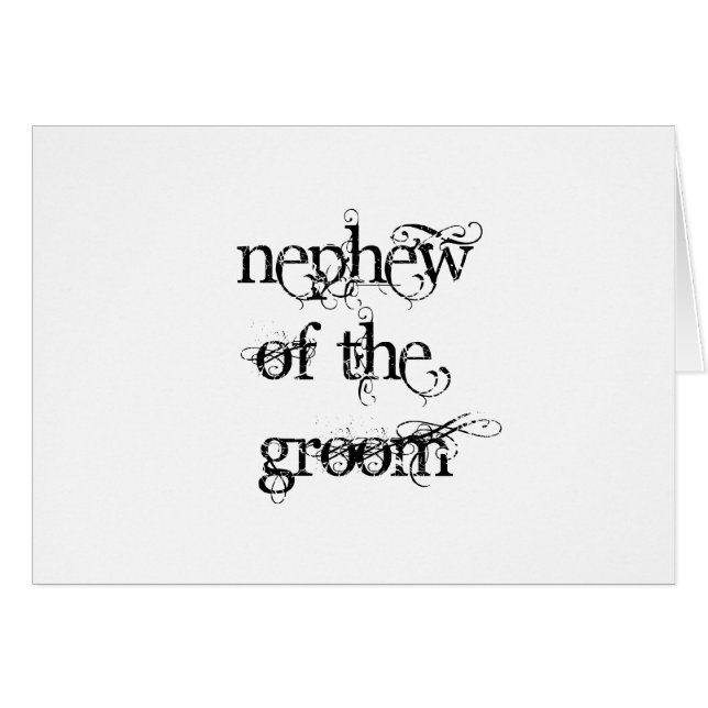 Sobrino del Groom (Anverso (Horizontal))