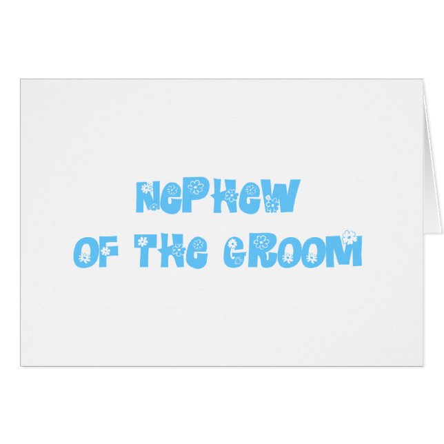 Sobrino del Groom (Anverso (Horizontal))