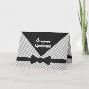 Sobrino Padrino Invitación de Boda Sobre Cuadros