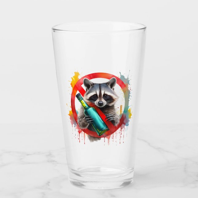 Sobrio, Raccoon, sin alcohol, sin alcohol (Anverso)