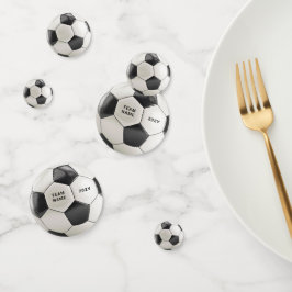 Soccer Ball Confetti | Team Name Party Decor