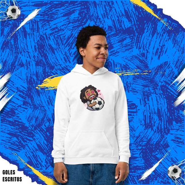 Soccer cartoon brunette man face in love (Subido por el creador)