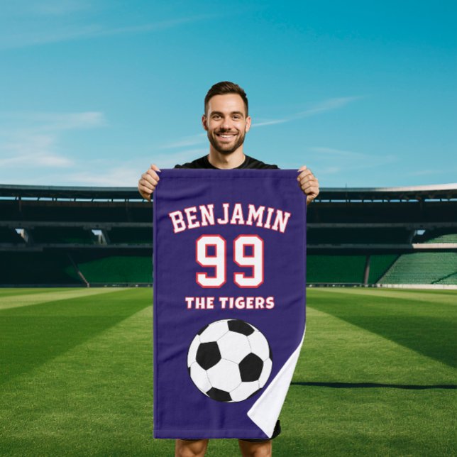 soccer Football sports towel, coach bath towel (Subido por el creador)