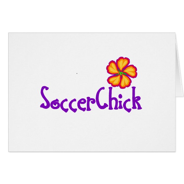 SoccerChick FlowerDark (Anverso (Horizontal))