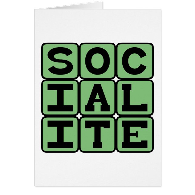 Socialité, Asistente a fiestas (Frente)