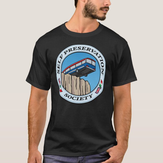 Sociedad de autopreservación camiseta esencial (Anverso)