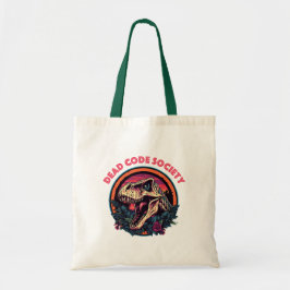 Sociedad de código muerto - bolsa de tote