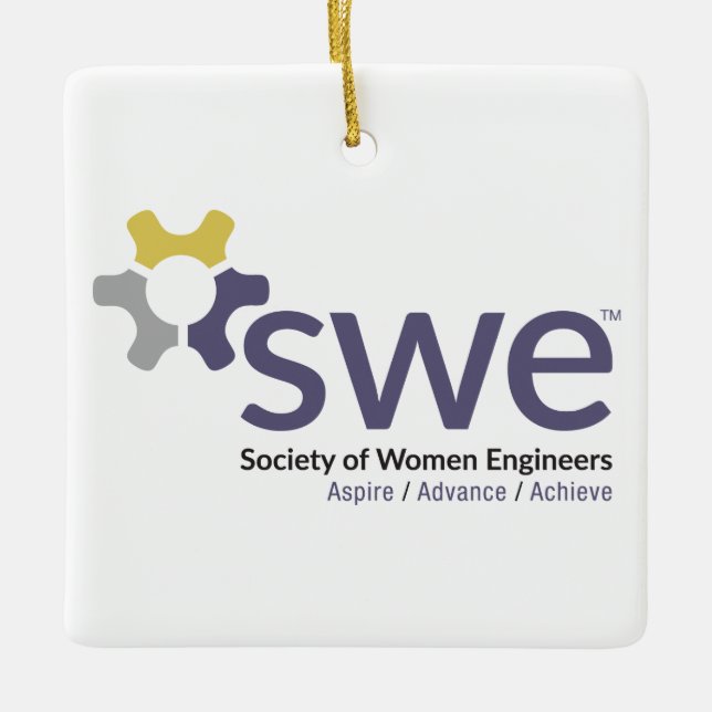 Sociedad de Mujeres Ingenieras SWE Ornamento de Na (Anverso)