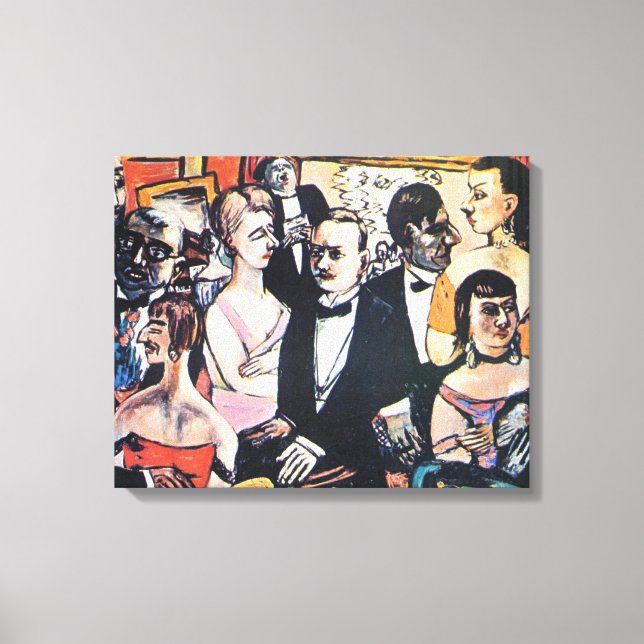 Sociedad de París, arte fino de Max Beckmann, (Anverso)