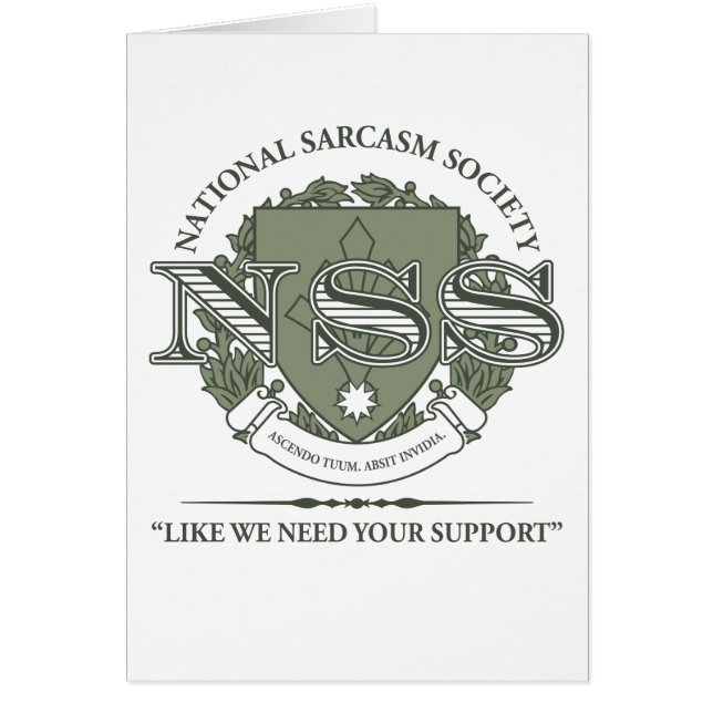 Sociedad nacional del sarcasmo (Frente)
