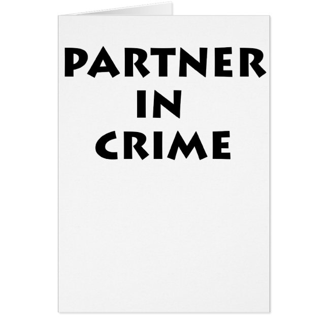 ¡Socio - adentro - crimen! (Frente)