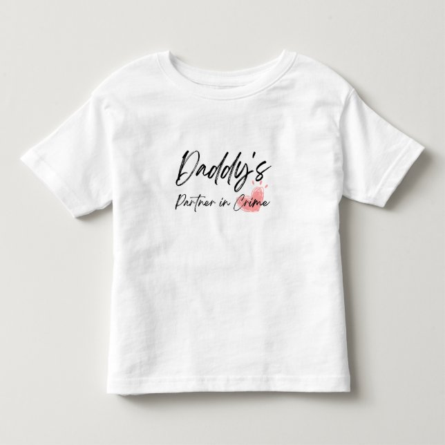 Socio de papá en una camiseta de Chica del crimen (Anverso)
