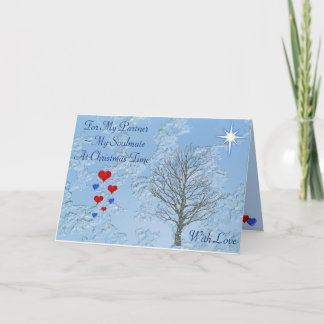 Socio/Soulmate de la tarjeta de Navidad