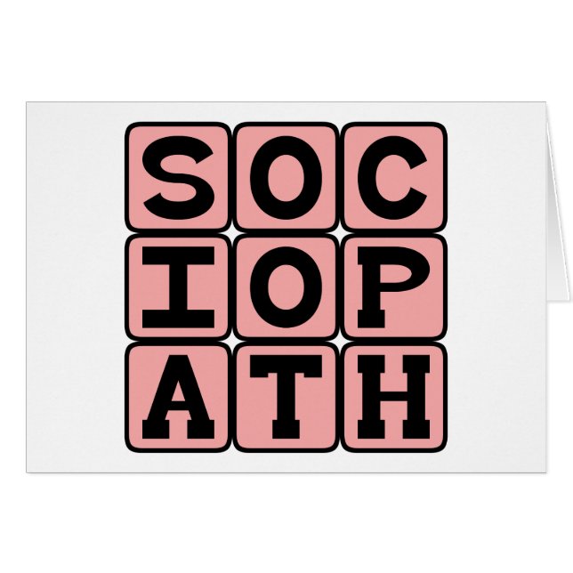Sociopata, Individuo Brusco (Anverso (Horizontal))