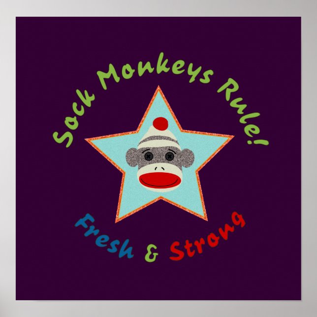 ¡Sock Monkeys Rule! Póster (Frente)