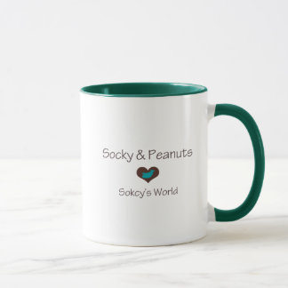Socky y taza de los cacahuetes