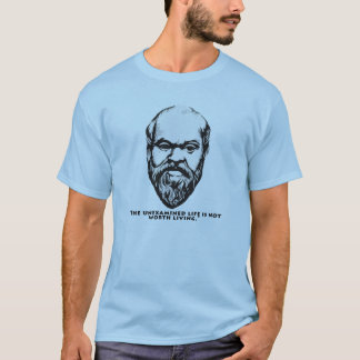 Sócrates camiseta "de la vida no examinada"