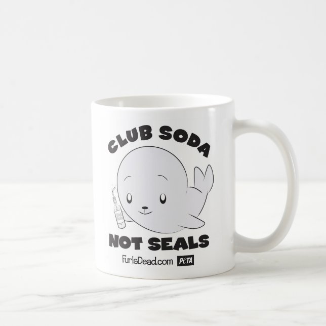 Soda de club, no taza de los sellos (Derecha)