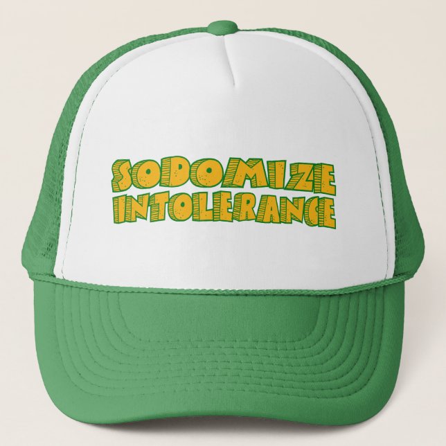 Sodomice el gorra del camionero de la intolerancia (Anverso)