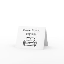 sofá de amigos - tarjeta en blanco