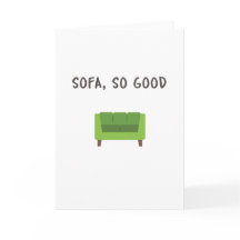 SOFA, TAN BUENO - TARJETA DE RECIBIMIENTO PERSONAL