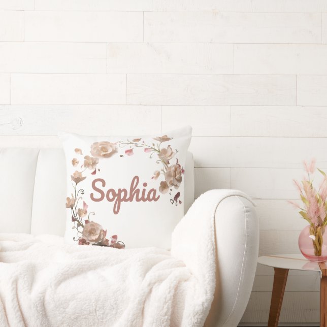 Sofía almohada floral (Sofá)