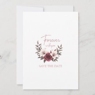 Sofisticada Invitación a la Suite MicroBoda Floral