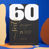 Sofisticadas invitaciones de cumpleaños de caligra