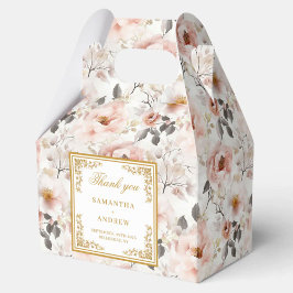 Sofisticadas y polvorientas cajas de favores para