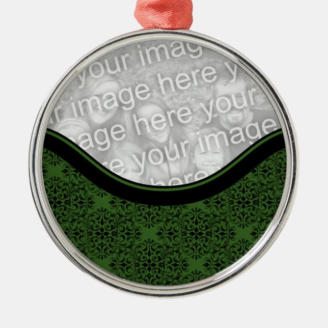 Sofisticado ornamento premium de Damask de vacacio (Frente)