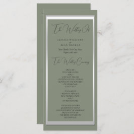 Sofisticado programa de bodas sabias y plateadas