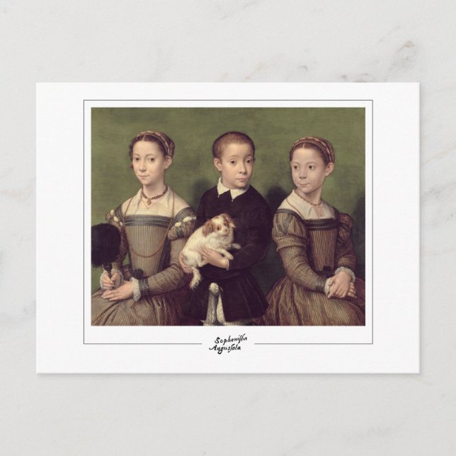 Sofonisba Anguissola #20 - Tarjeta postal de arte  (Anverso)
