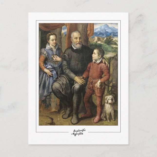 Sofonisba Anguissola #5 - Tarjeta postal de arte f (Anverso)
