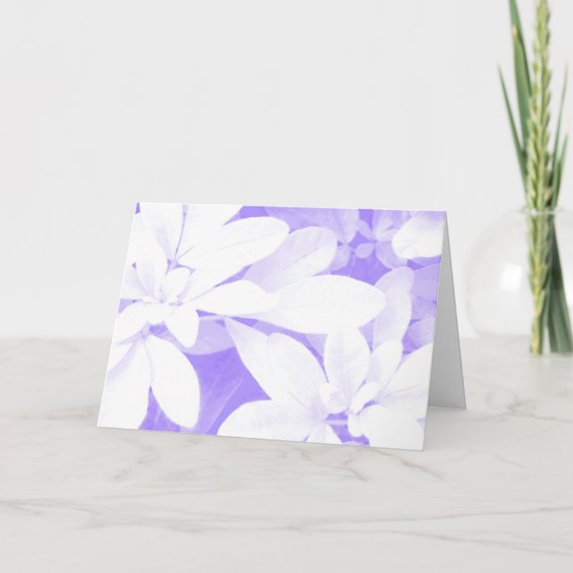 Soft deja la tarjeta púrpura 'Happy Mother's Day' (Anverso)