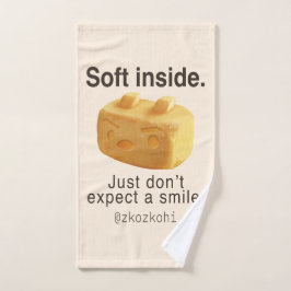 Soft Inside: Iron T Pineapple Cake Funny Quote Art