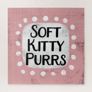 Soft Kitty Purrs Jigsaw Puzzle