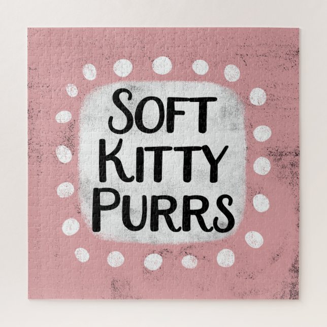 Soft Kitty Purrs Jigsaw Puzzle (Vertical)