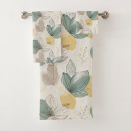 Soft Spring Botanical Towel