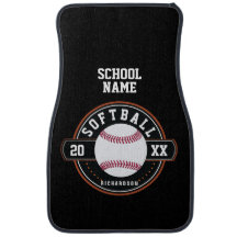 SOFTBALL - Alfombrilla de auto Espiritual Escolar 