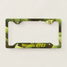 Softball con nombre y año del equipo