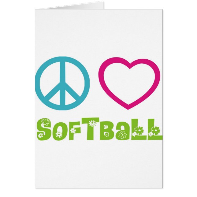 Softball del amor de la paz (Frente)