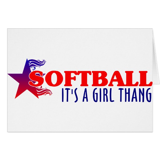 SOFTBALL - Es un Chica Thang (Anverso (Horizontal))