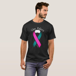 Softball lento 10 del cáncer de la camiseta del