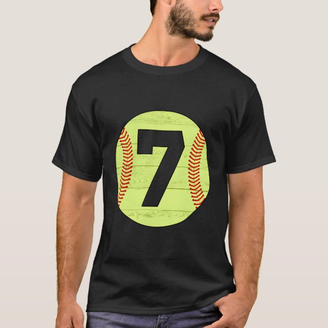 Softbol Jersey número 7 (Anverso)