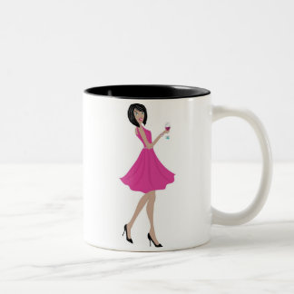 Soiree en la taza blanca y negra del Martha's