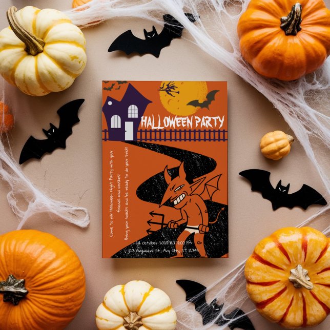 Soiree siniestra: Invitación de la fiesta de Hallo (Subido por el creador)